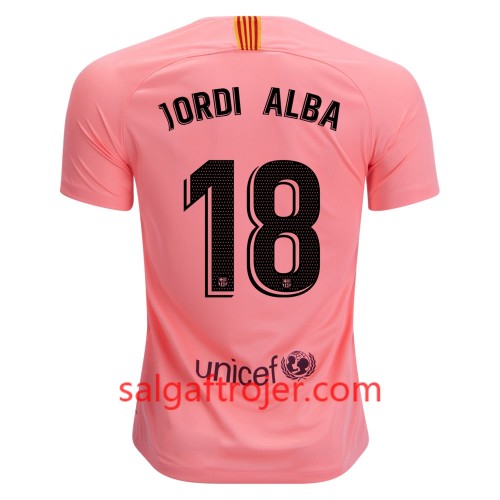 FC Barcelona Fodboldtrøjer Jordi Alba 18 3. sæt 2018/19 Kort ærmer FC Barcelona Fodboldtrøjer Jordi Alba 18 3. sæt 2018/19 Kort ærmer